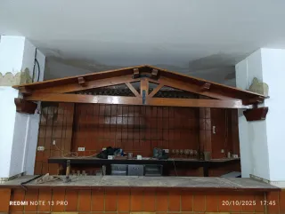 Vigas de madera decorativas