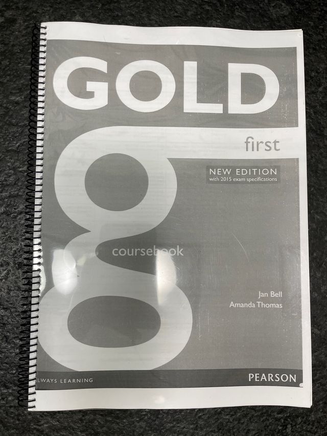 Gold First Coursebook Pearson