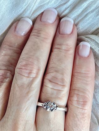 Anillo Oro 18kt y Brillante