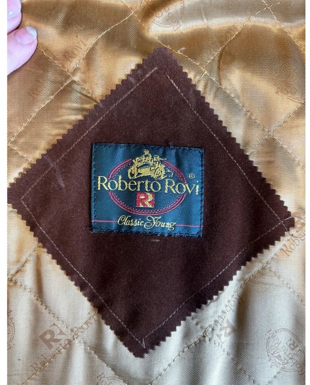 Giaccone in cashmere verde taglia XL