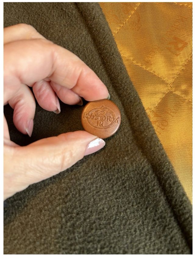 Giaccone in cashmere verde taglia XL