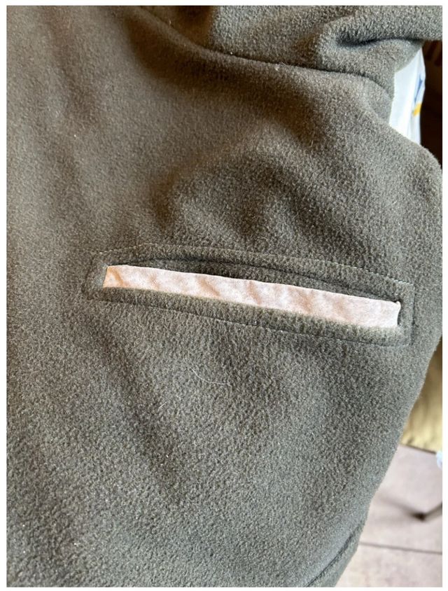 Giaccone in cashmere verde taglia XL