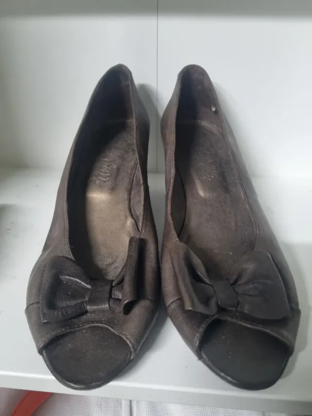 Sapatos Peep Toe Salto Alto 38