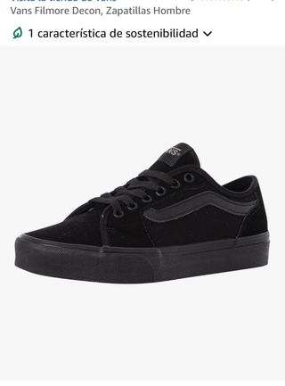 Zapatillas Vans Filmore Decon Hombre Negras