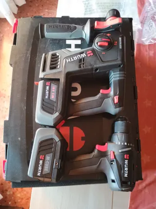 Taladro y atornillador Wurth 18V 5Ah
