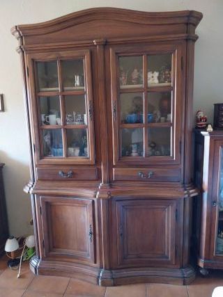 Sala vintage in noce