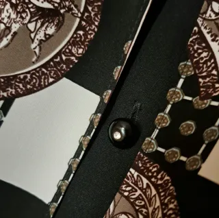 REBAJADA HOY! Camisa Vintage bello estampado XXL