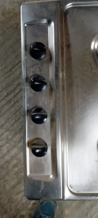 Placa de cocina y horno a gas natural