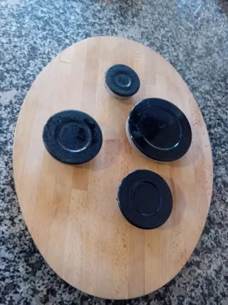 Placa de cocina y horno a gas natural