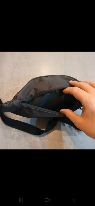 Marsupio unisex nero/grigio