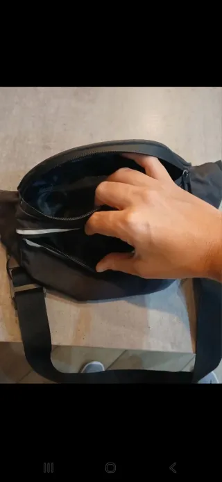 Marsupio unisex nero/grigio