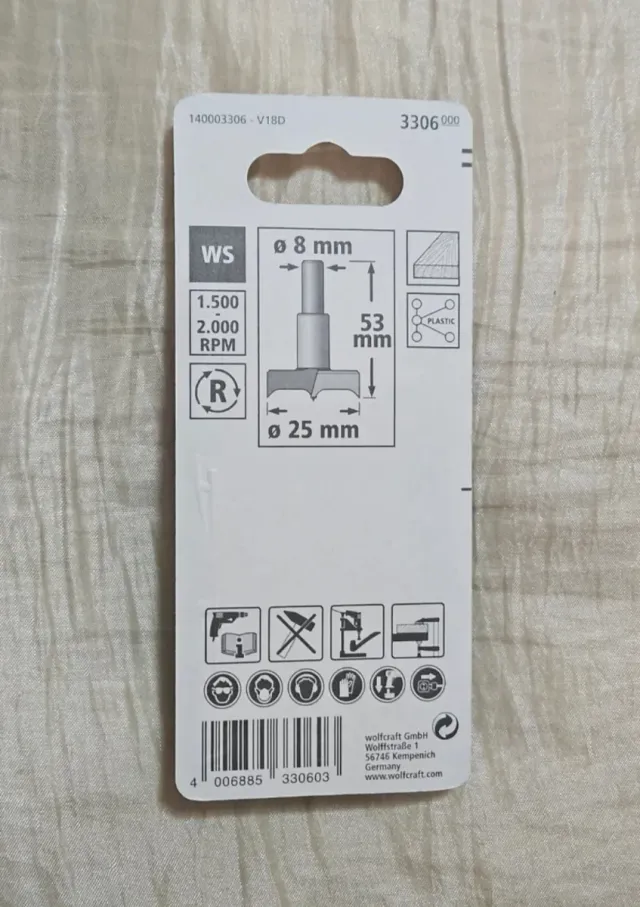 Broca Wolfcraft 25mm