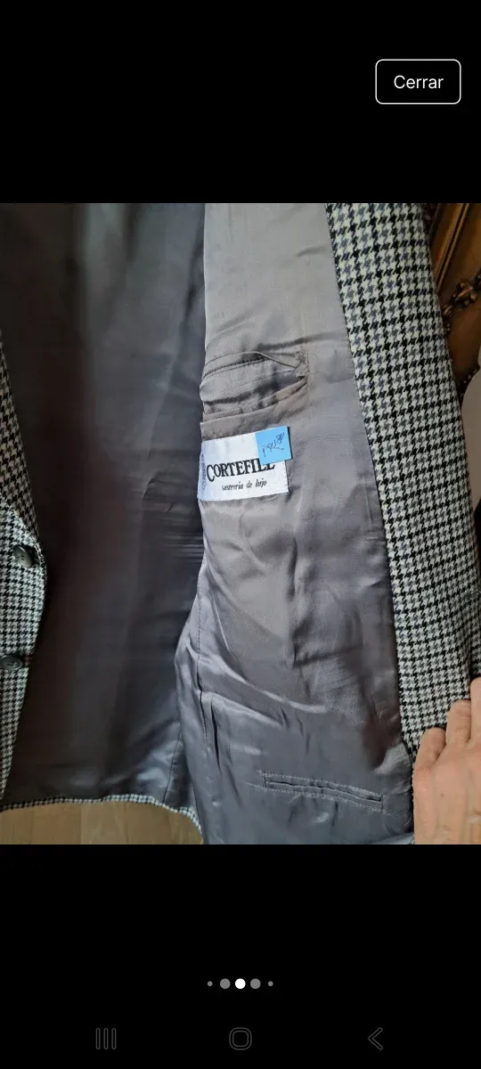 Americana cuadros caballero