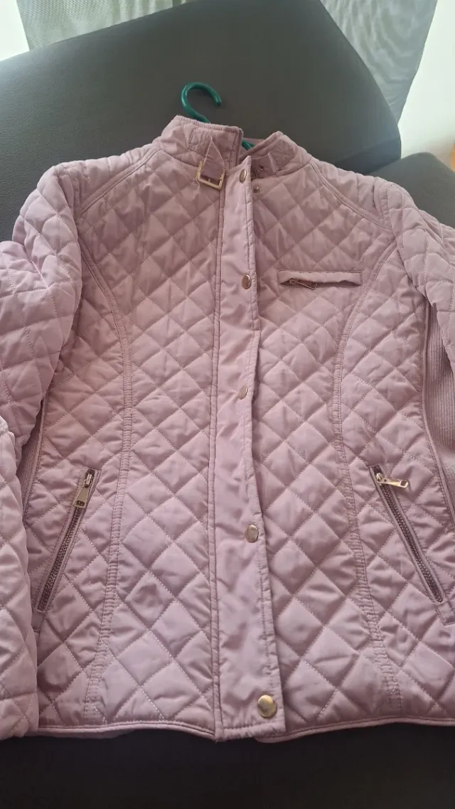 Chaqueta acolchada rosa talla XXL