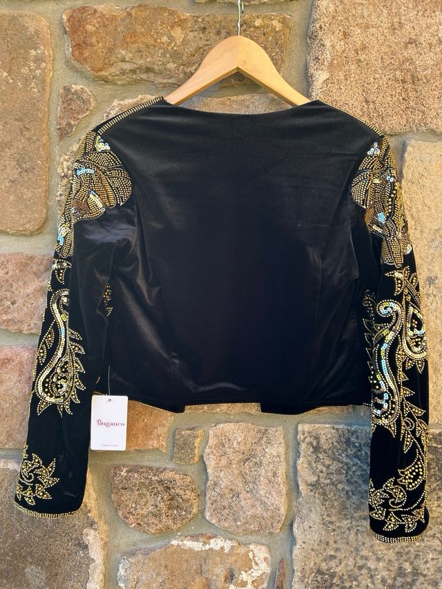 Chaqueta Torera Terciopelo Bordada - Talla S/M