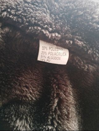 Abrigo Invierno Negro Talla XL