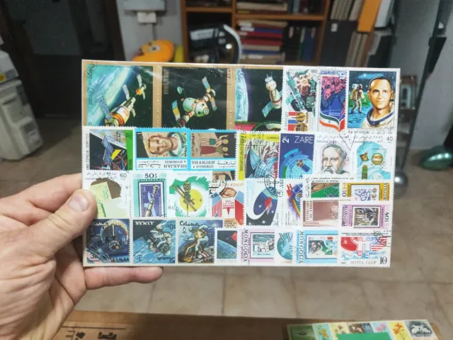 Foglietti francobolli spazio
