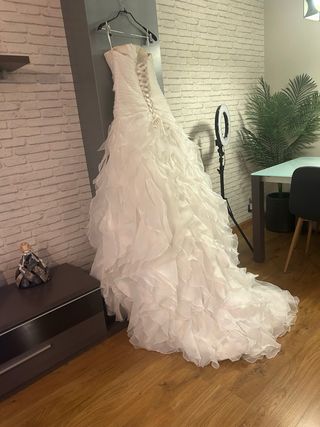 Vestido de Novia Ada Novias Volantes talla M/L
