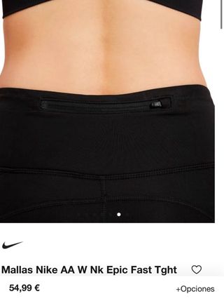 Mallas Nike Running Negras