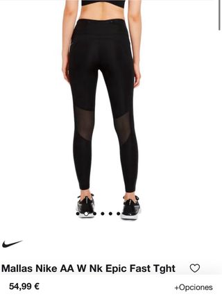 Mallas Nike Running Negras