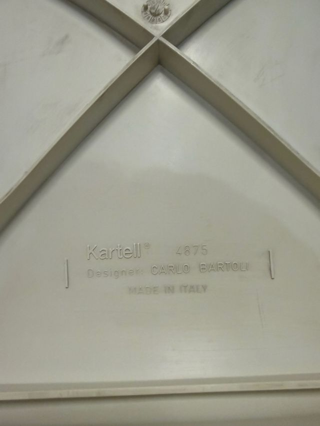 Silla Kartell 4875 Blanca Plástico