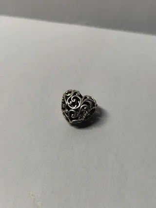 Pandora Charm Corazón Filigrana Plata