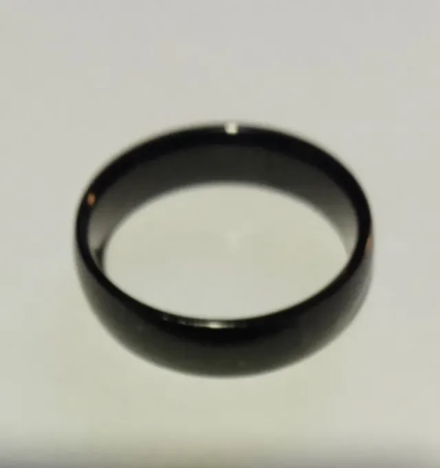 Anillo de Acero Negro