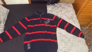 Jersey Paul & Shark Rayas Azul y Rojo