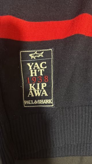 Jersey Paul & Shark Rayas Azul y Rojo