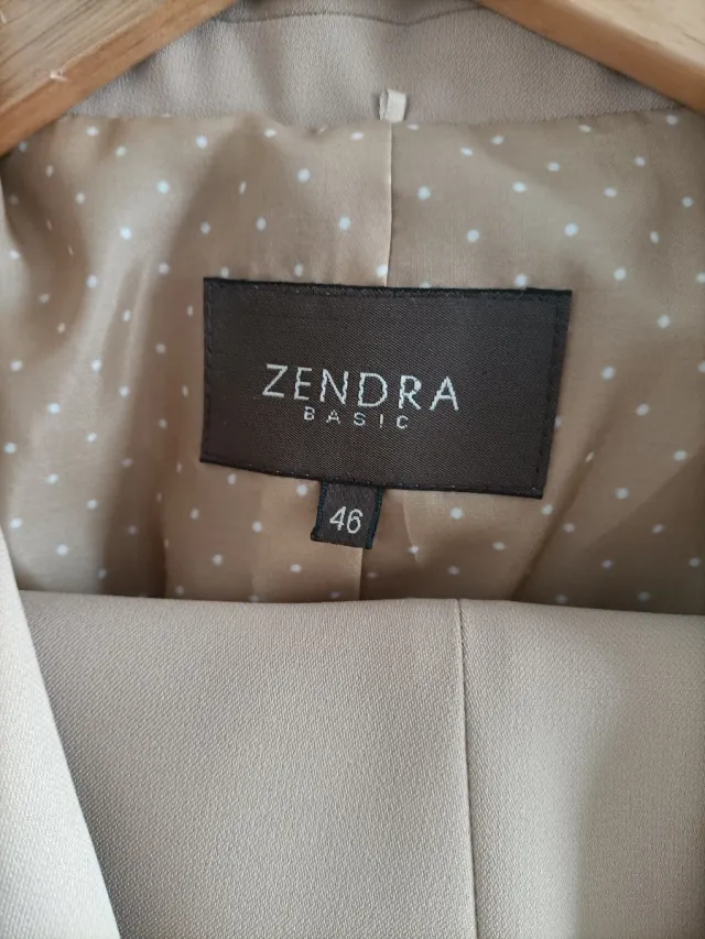 Traje chaqueta Zendra Beige Talla 46