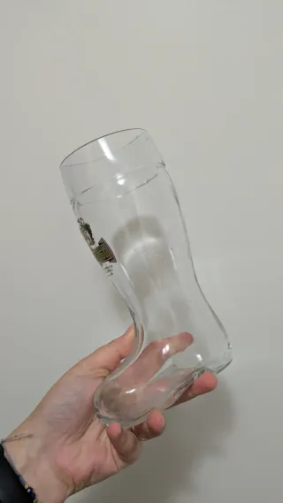 Bicchiere stivale birra Forst