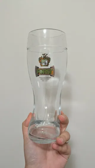 Bicchiere stivale birra Forst
