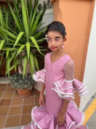 Vestido de Gitana Rosa