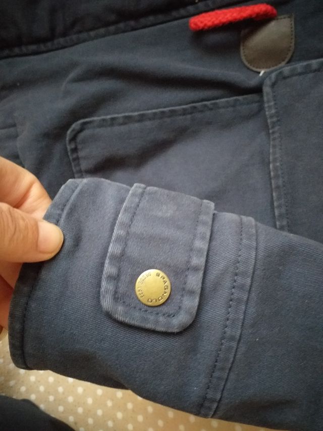 Abrigo Parka Spagnolo Azul