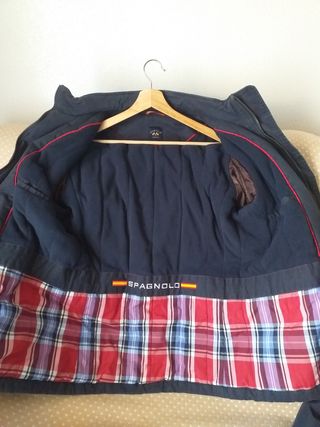 Abrigo Parka Spagnolo Azul