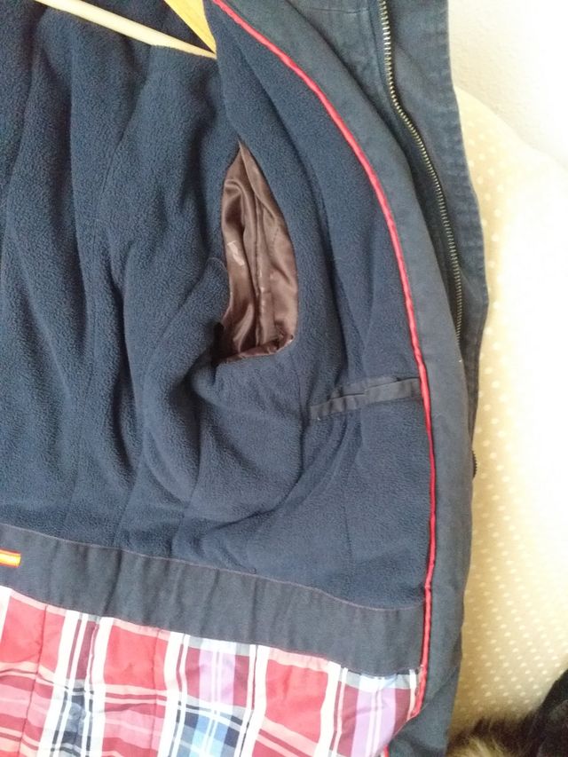 Abrigo Parka Spagnolo Azul