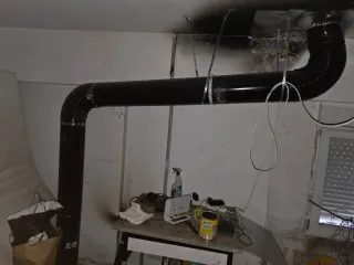 Estufa Leña - Horno hierro fundido (8m Tubos)