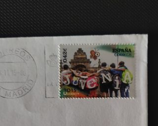 Sello España Correos 0,42€ Ourense 2015