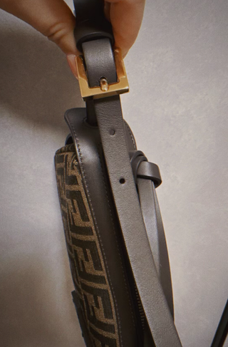 Bolso Fendi Beige y Marrón