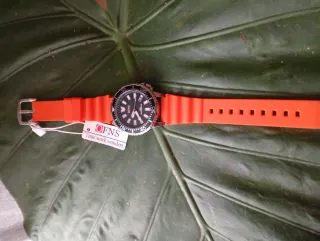 Orologio Uomo OFNS Gomma Arancione morbida Imperm