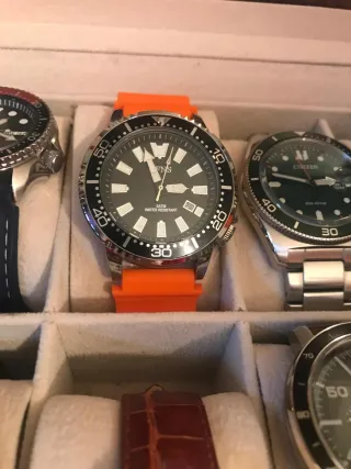 Orologio Uomo OFNS Gomma Arancione morbida Imperm