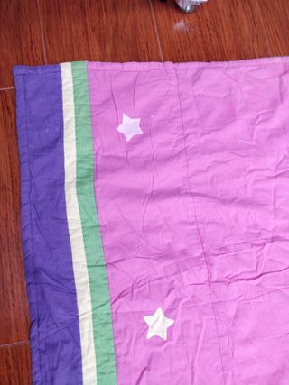 Dos Colchas infantil hada morada y rosa