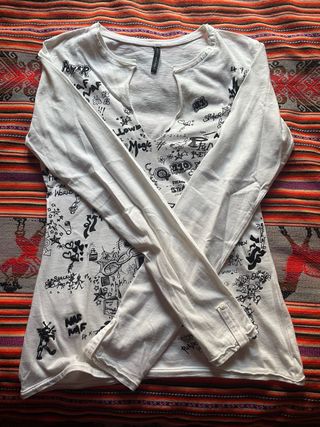 Lote 2 Camisetas Manga Larga S