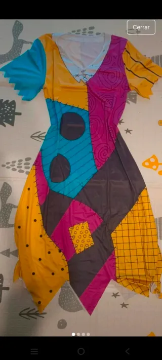 Disfraz Sally Pesadilla Antes de Navidad Talla Úni