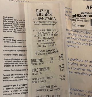 Tutore Walker Tibio Tarsico Basso