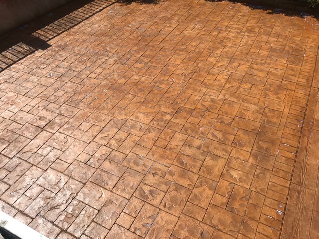 Pavimento hormigón impreso y pulido