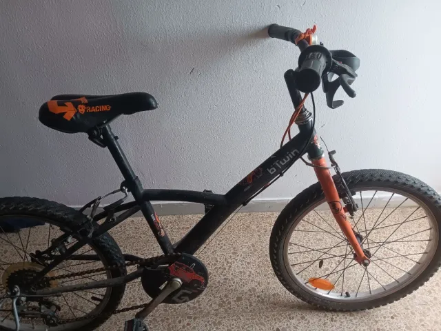 Bicicleta Btwin Racing Naranja Negra
