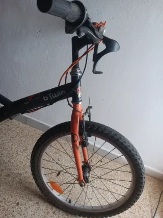Bicicleta Btwin Racing Naranja Negra