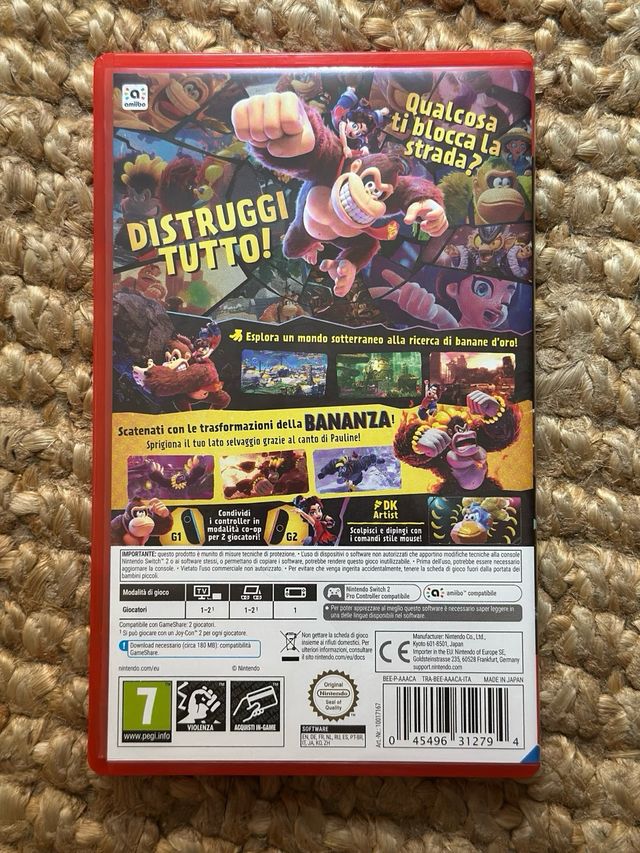 Donkey Kong Bananza PAL ITA Nintendo Switch 2