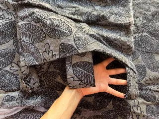 Tende a pannello alta moda oro e nero